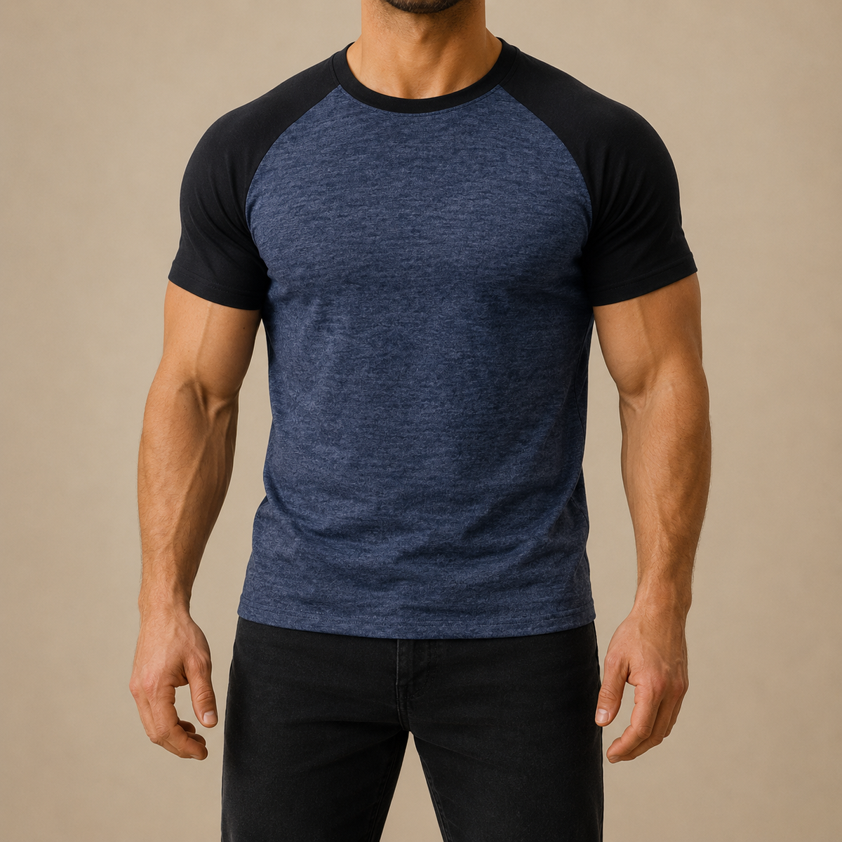 Camiseta deportiva raglán