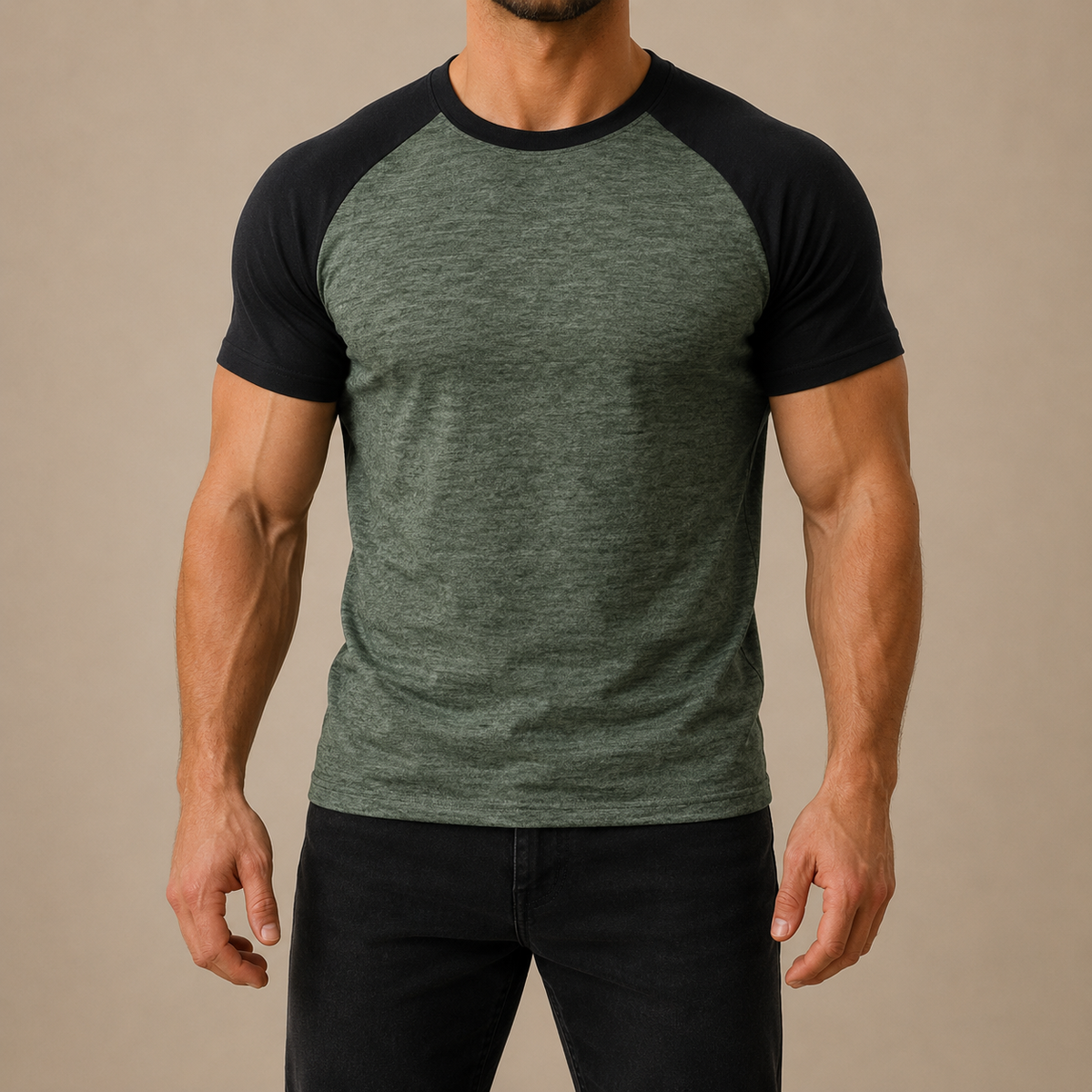 Camiseta deportiva raglán