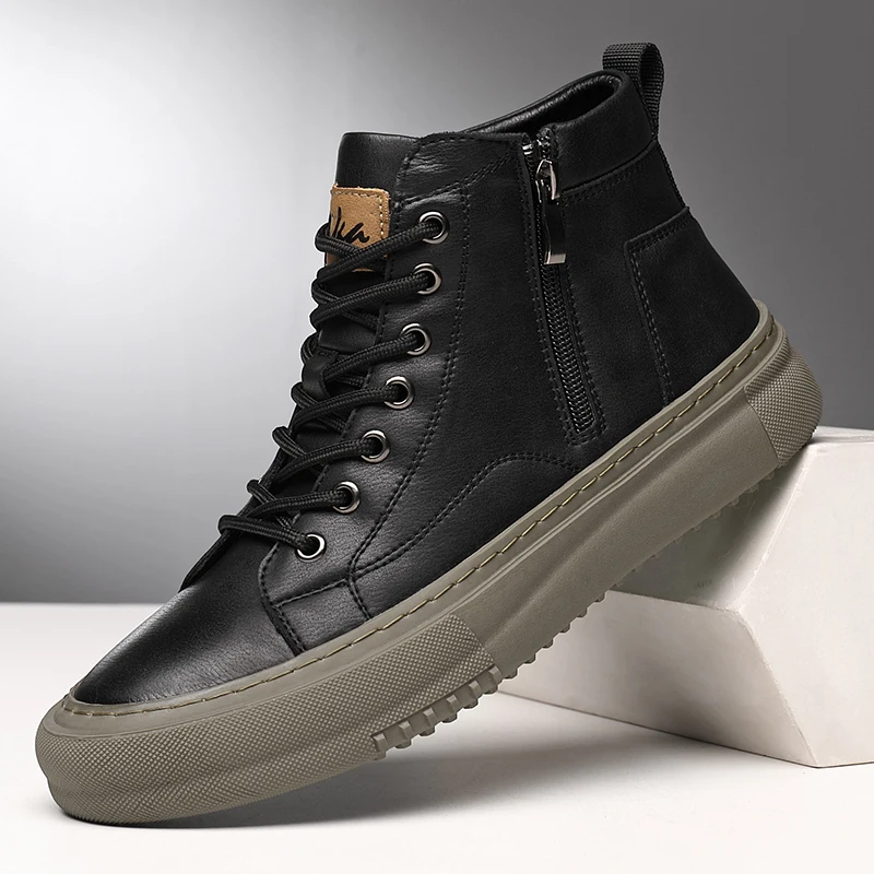Miguel | Zapatillas altas de polipiel