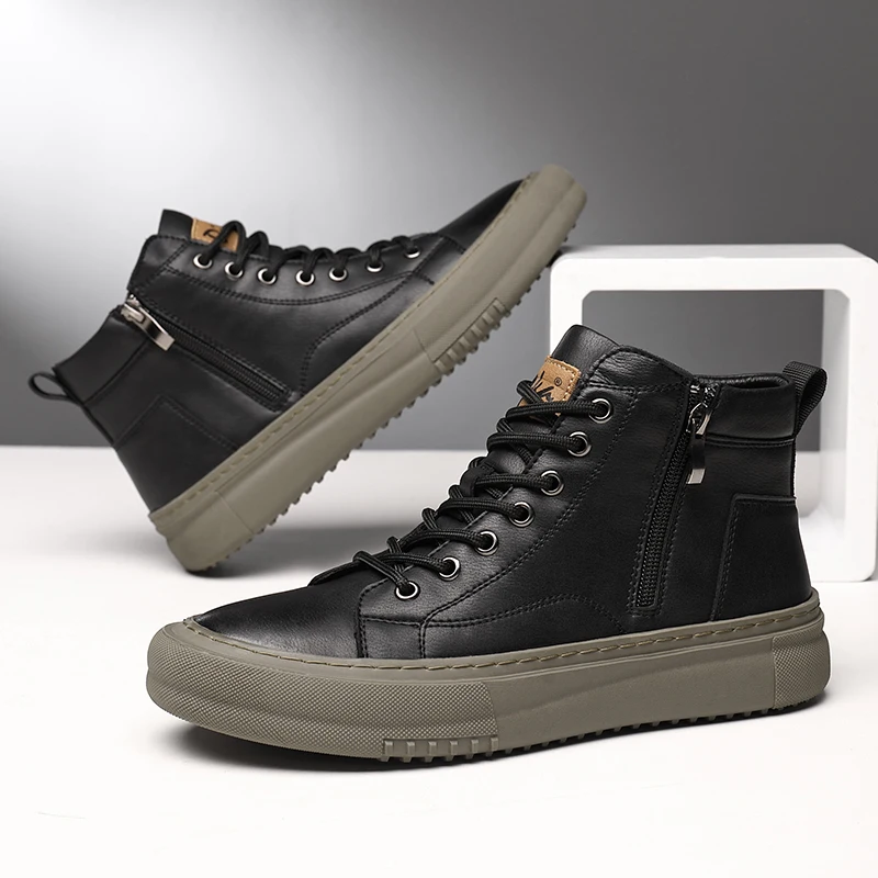 Miguel | Zapatillas altas de polipiel