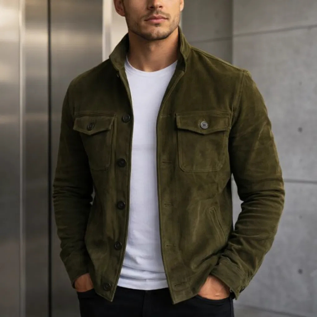 Lorenzo | Chaqueta clásica de ante