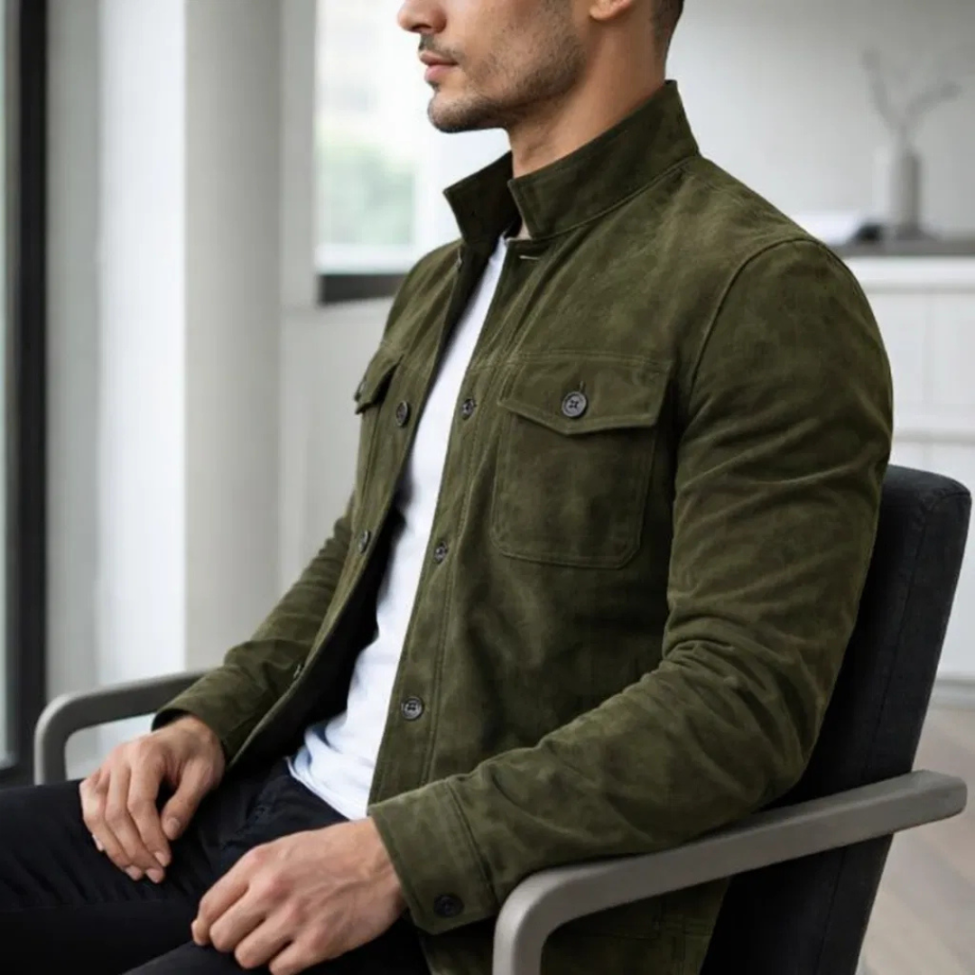 Lorenzo | Chaqueta clásica de ante