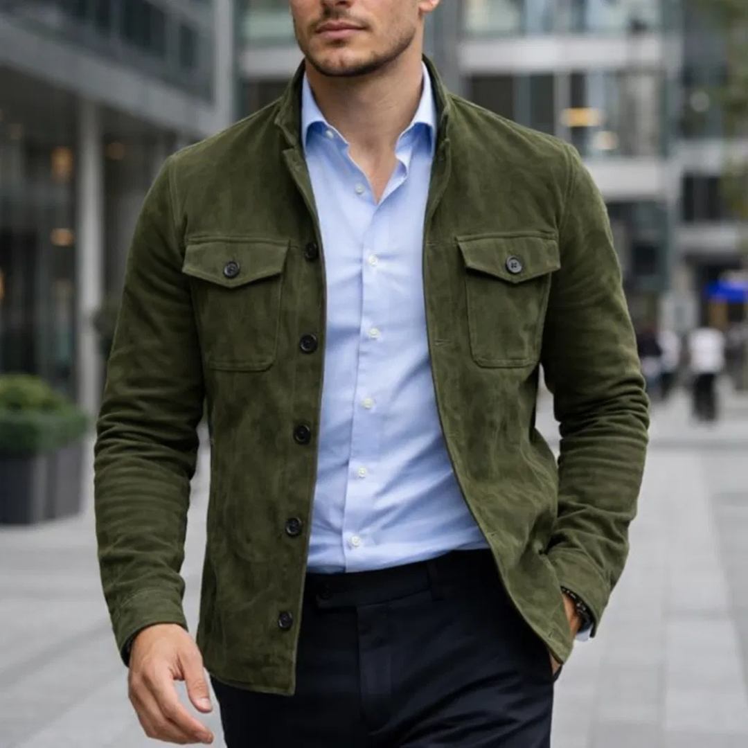 Lorenzo | Chaqueta clásica de ante