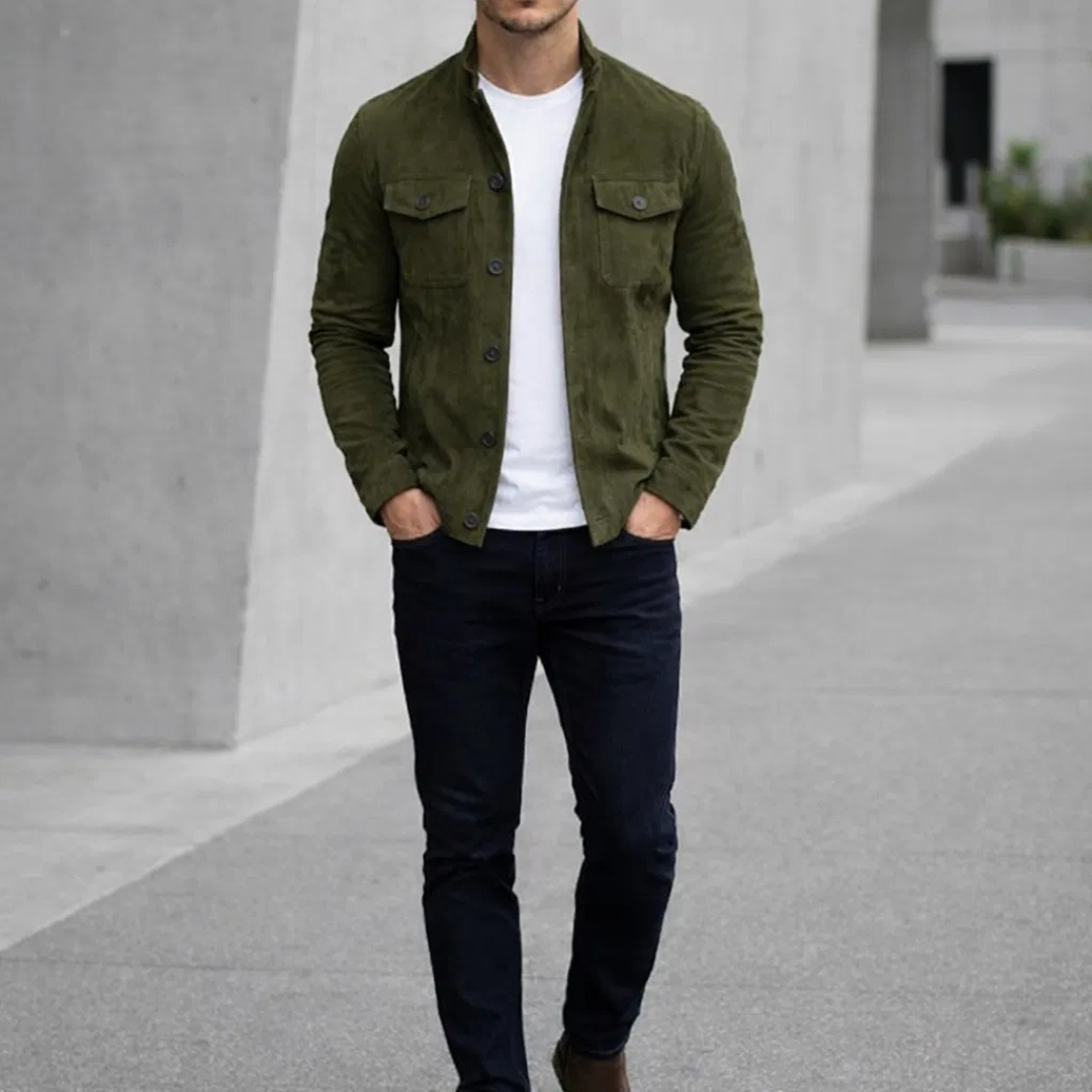 Lorenzo | Chaqueta clásica de ante