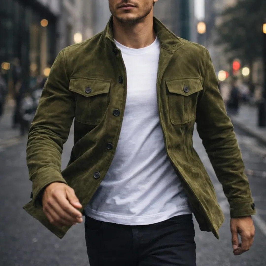 Lorenzo | Chaqueta clásica de ante