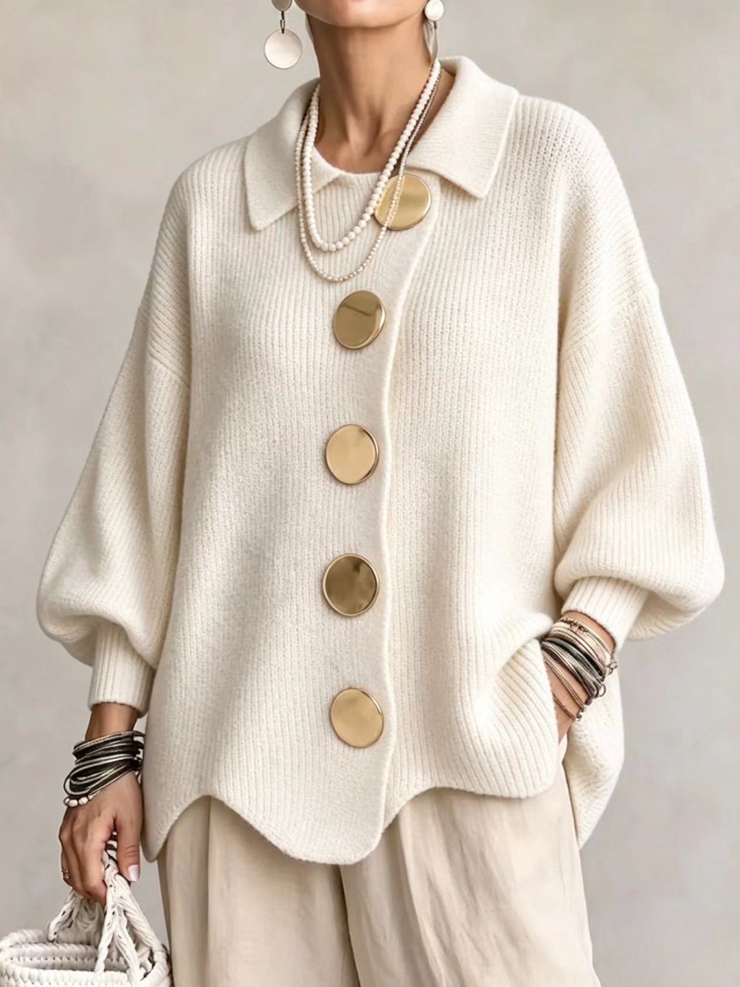 REAL | Cárdigan oversize de edición limitada
