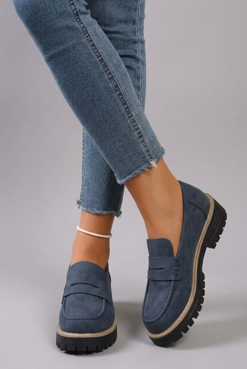 Beatriz | Mocasines de plataforma estilo clásico