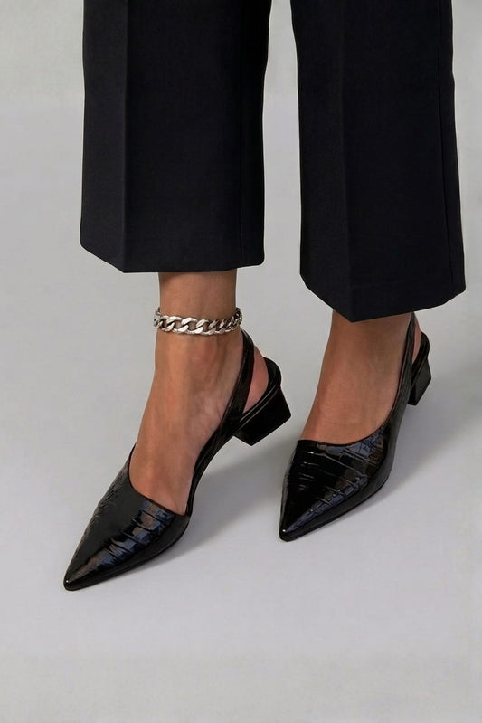 Claudia | Zapatos de tacón con puntera ancha