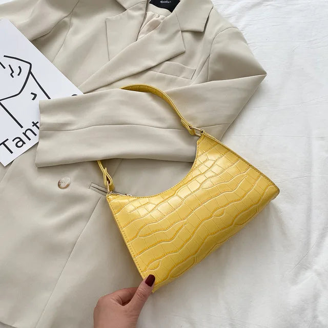 Tilly | Bolso de hombro efecto cocodrilo