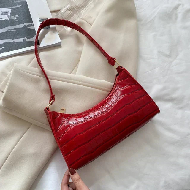 Tilly | Bolso de hombro efecto cocodrilo