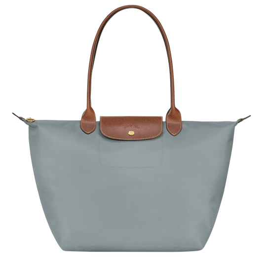 Bolso grande Le Pliage gris acero
