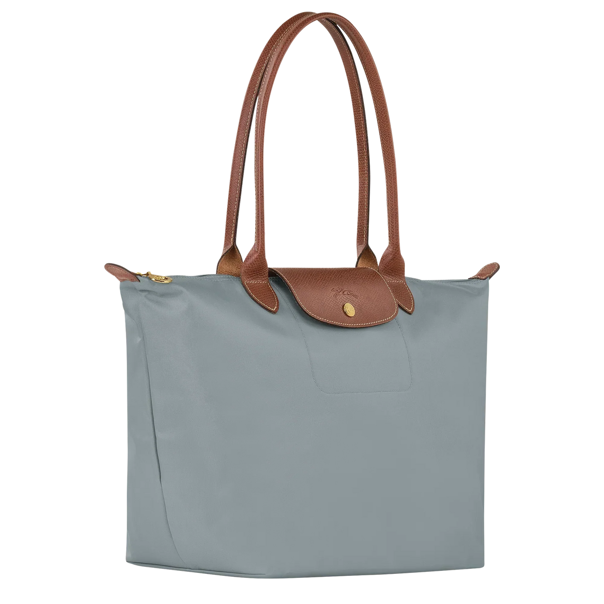 Bolso grande Le Pliage gris acero