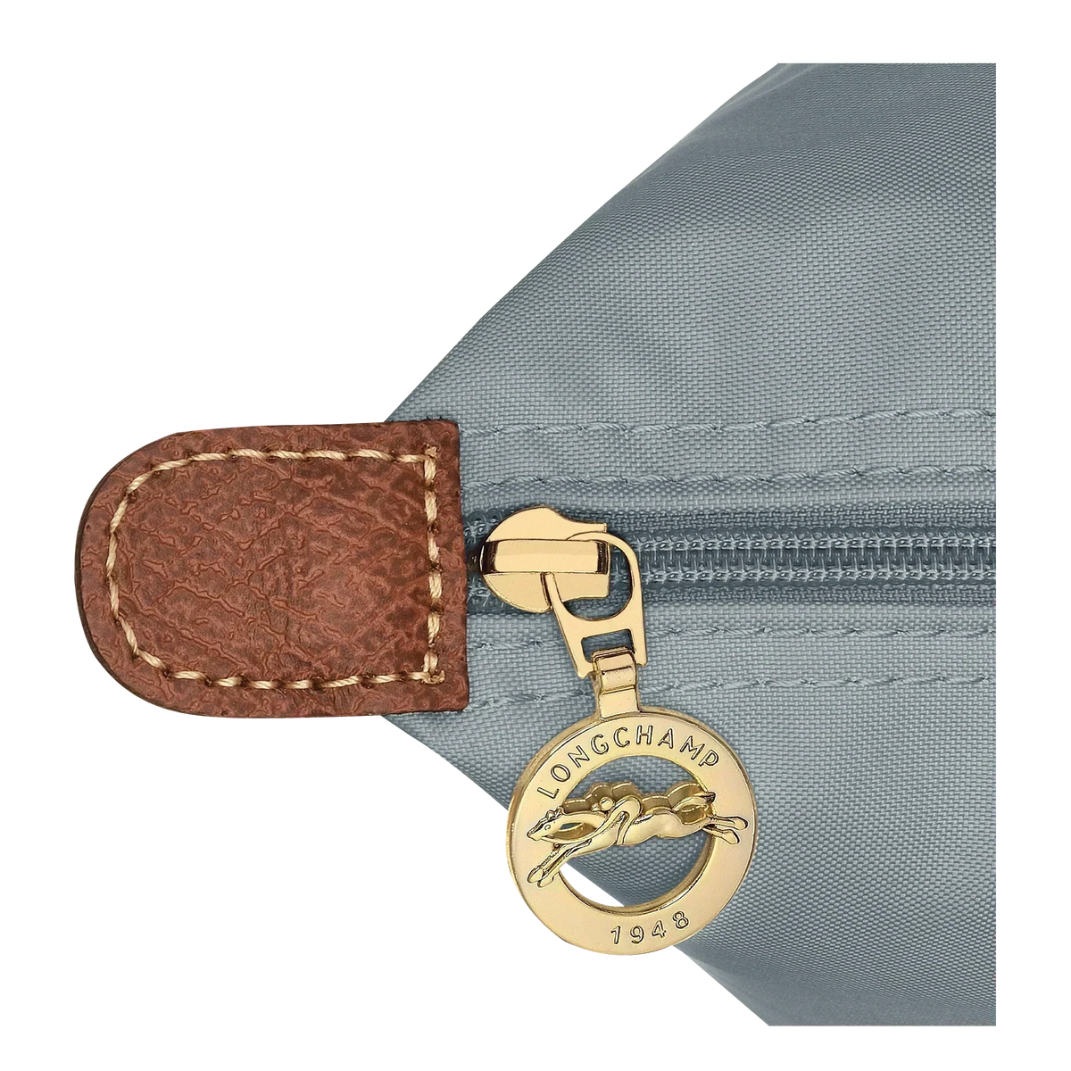 Bolso grande Le Pliage gris acero