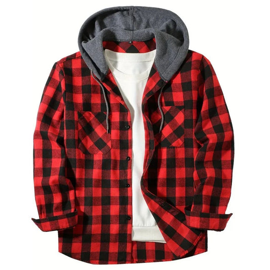 REAL | Chaqueta casual de cuadros