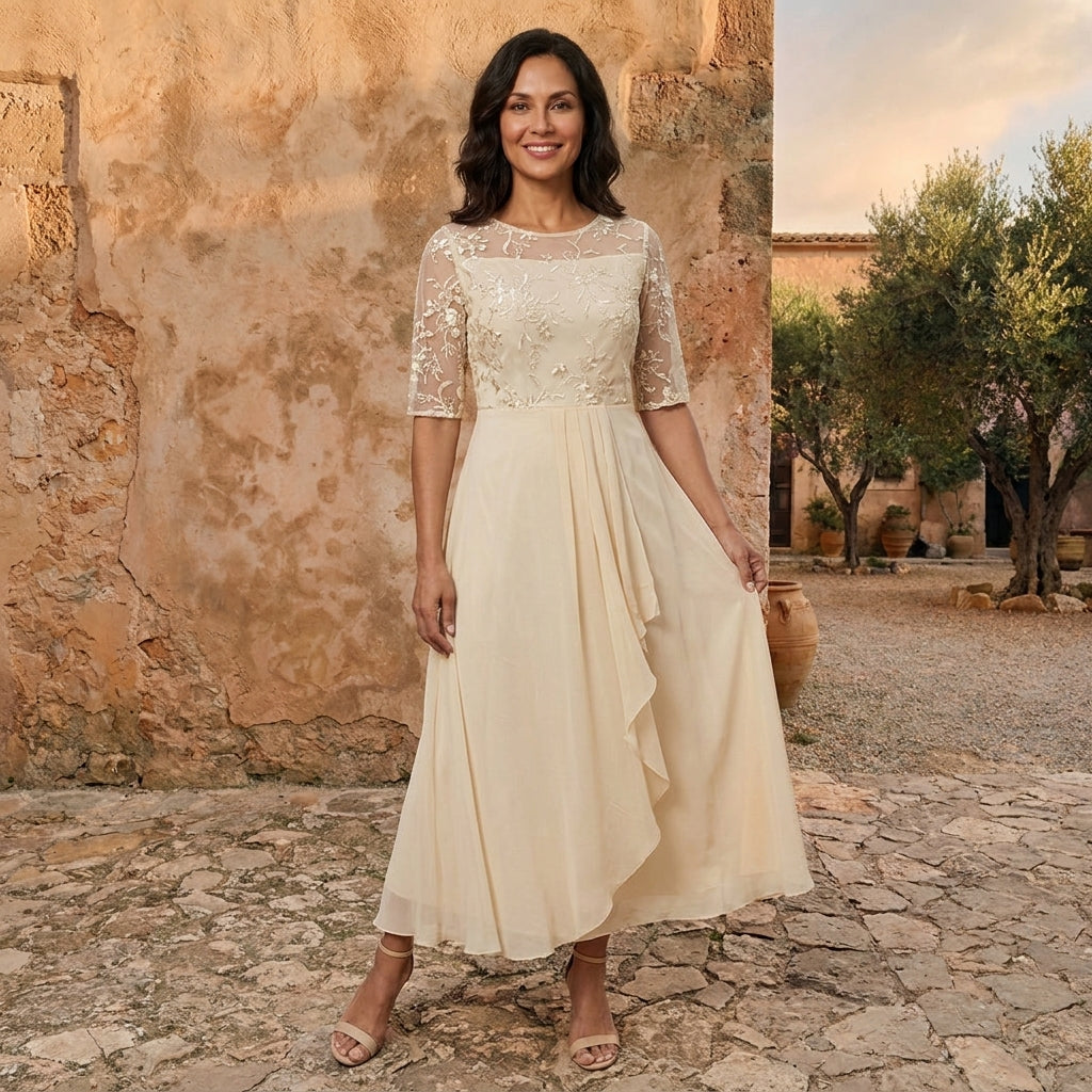 Lola Castell | Vestido elegante de chifón