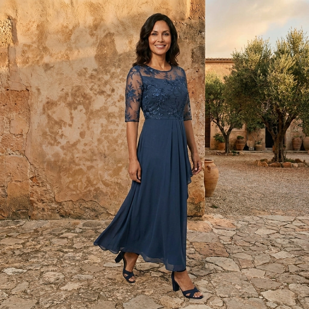 Lola Castell | Vestido elegante de chifón