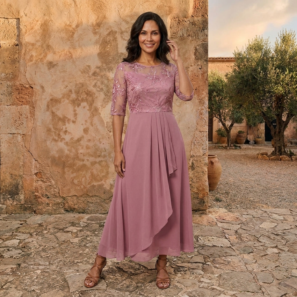 Lola Castell | Vestido elegante de chifón
