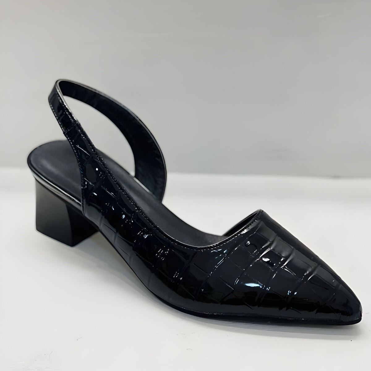 Claudia | Zapatos de tacón con puntera ancha