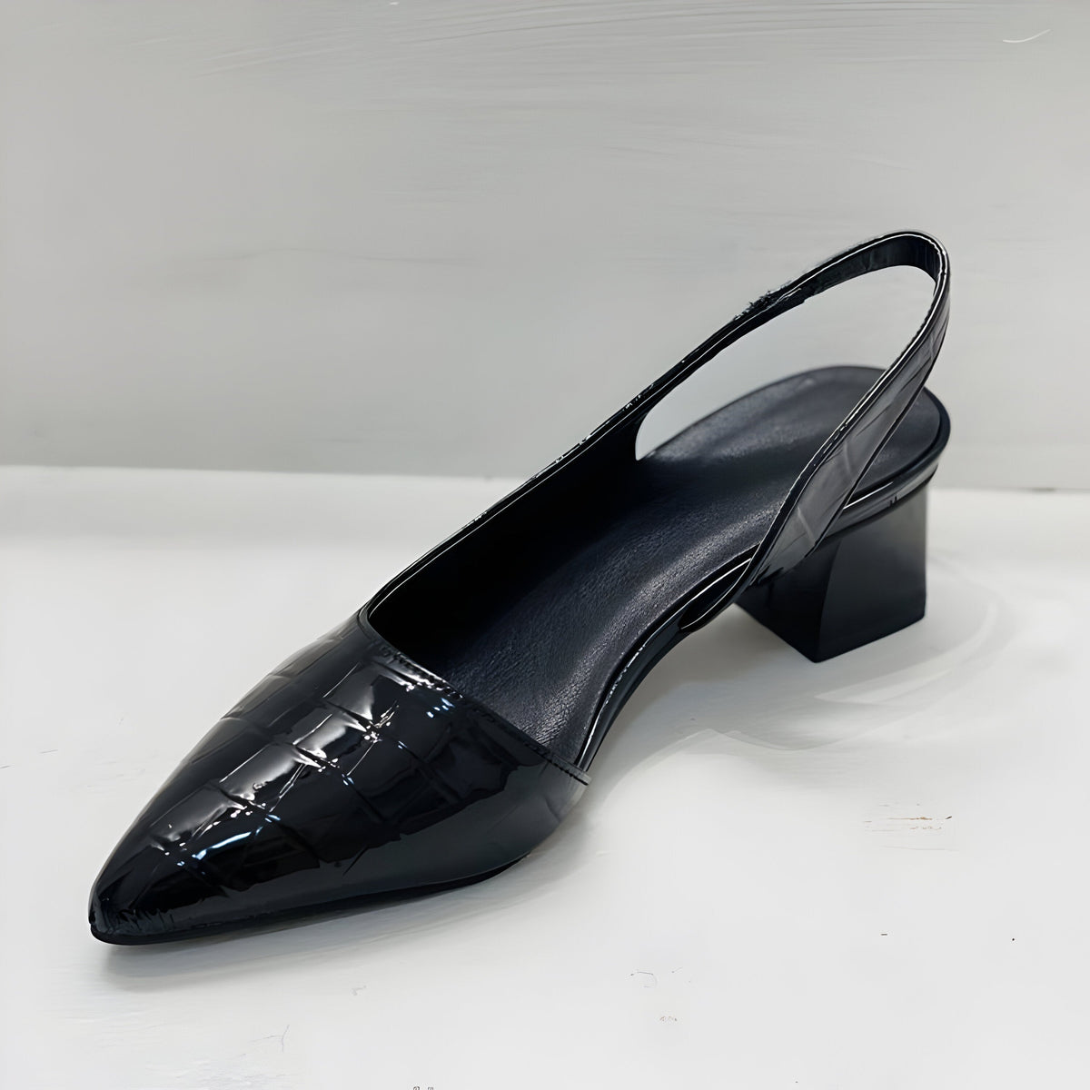 Claudia | Zapatos de tacón con puntera ancha