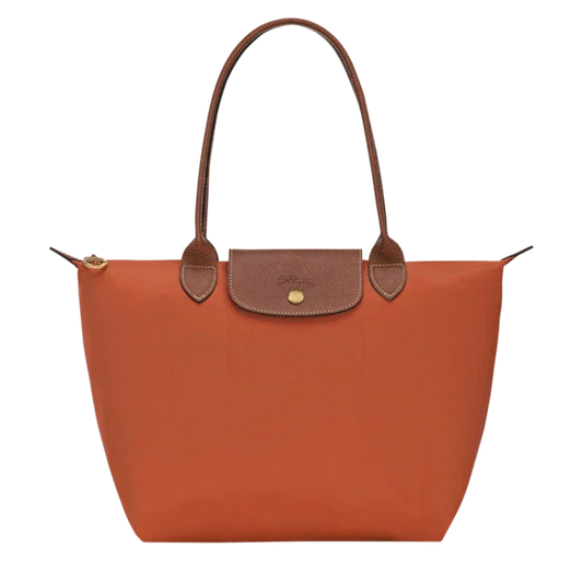 Bolso grande Le Pliage naranja teja
