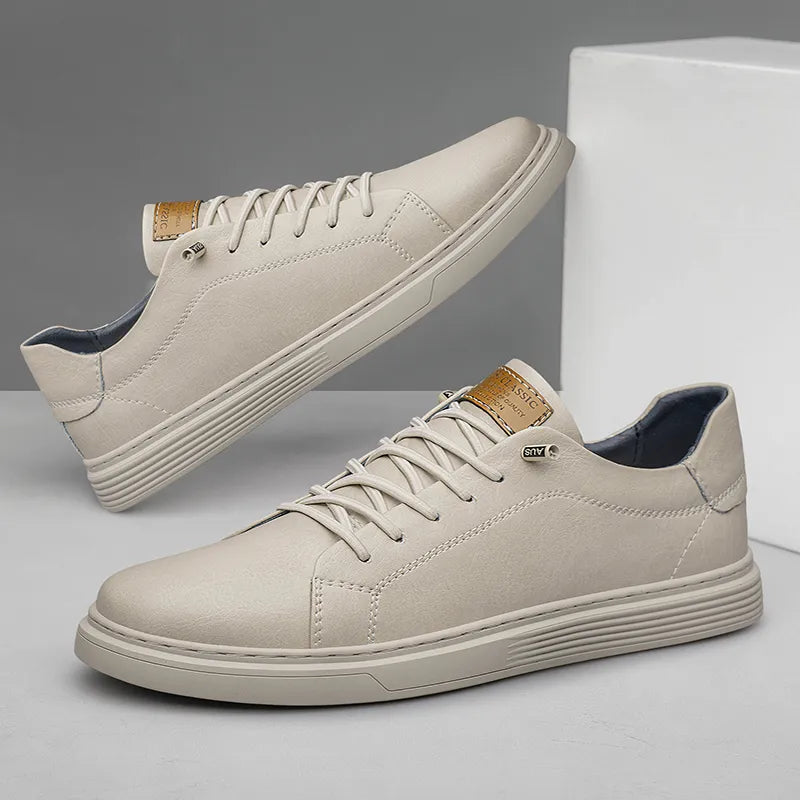 Zapatillas Oxford de piel