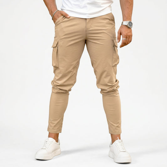 Franco | Pantalones cargo caqui