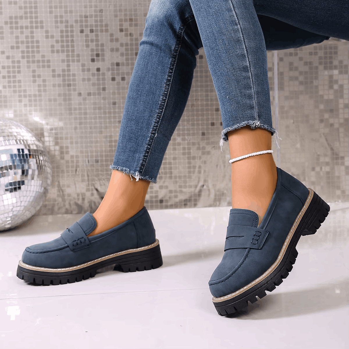 Beatriz | Mocasines de plataforma estilo clásico