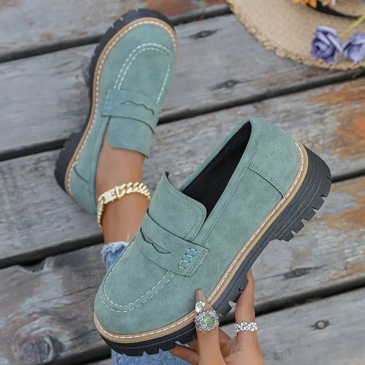 Beatriz | Mocasines de plataforma estilo clásico