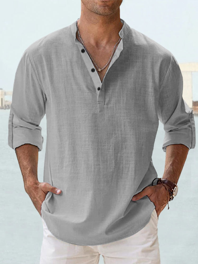Nicola | Camisa de lino transpirable