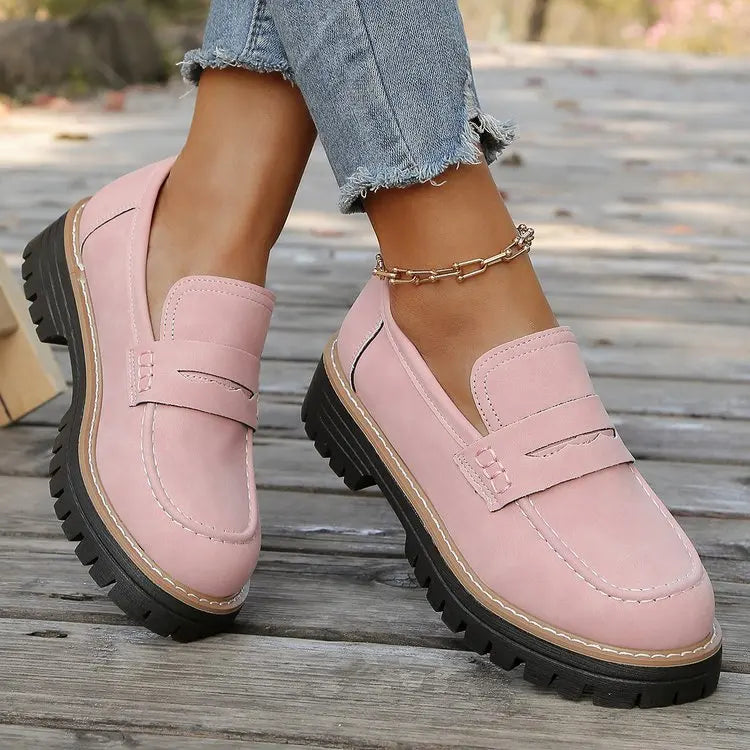 Beatriz | Mocasines de plataforma estilo clásico