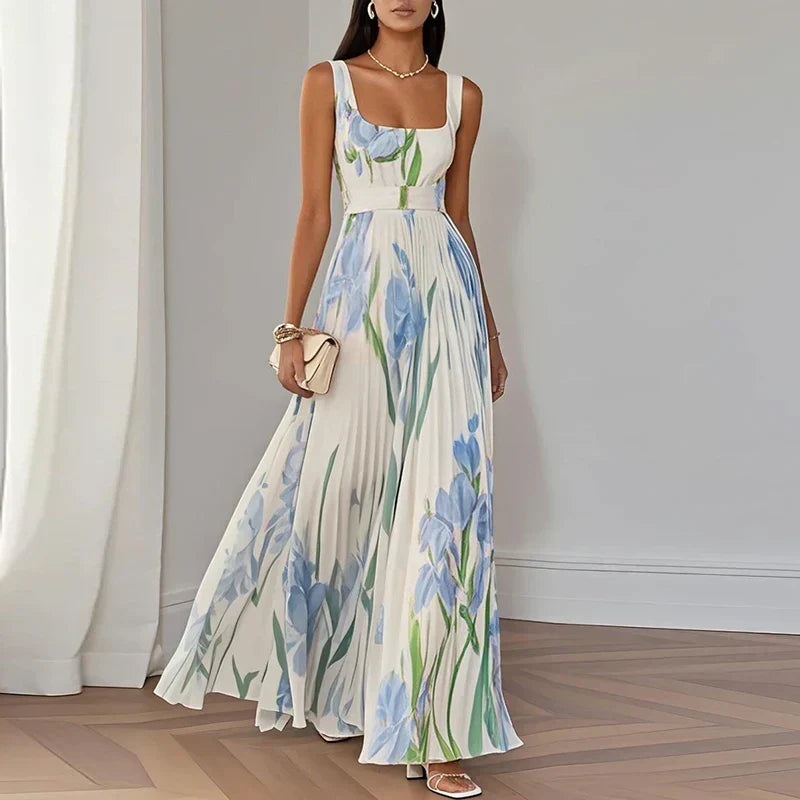 Oriah | Vestido largo floral evasé