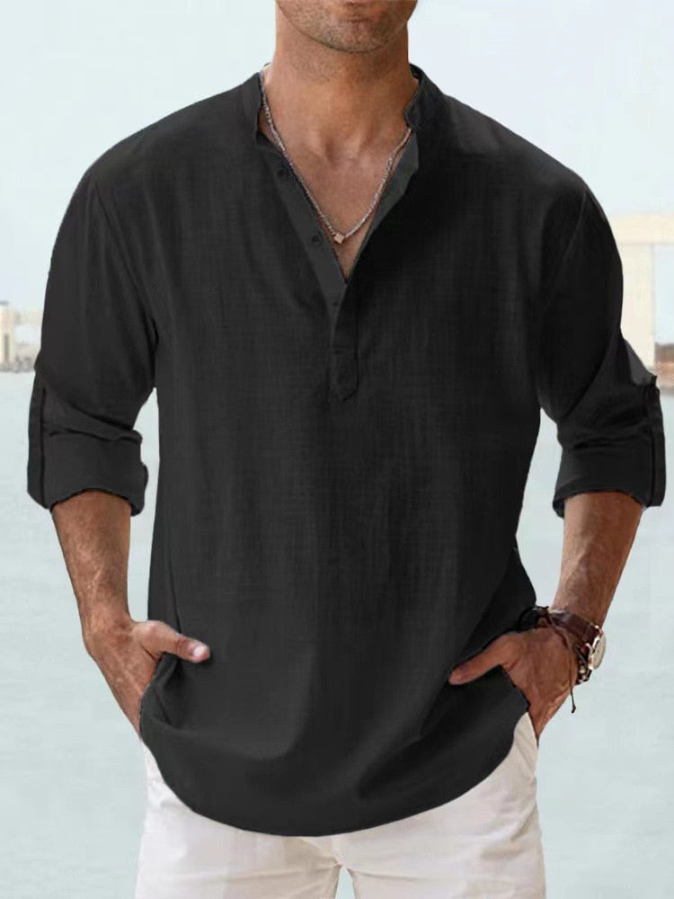 Nicola | Camisa de lino transpirable