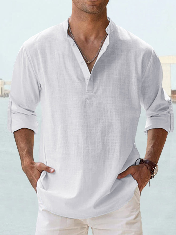Nicola | Camisa de lino transpirable
