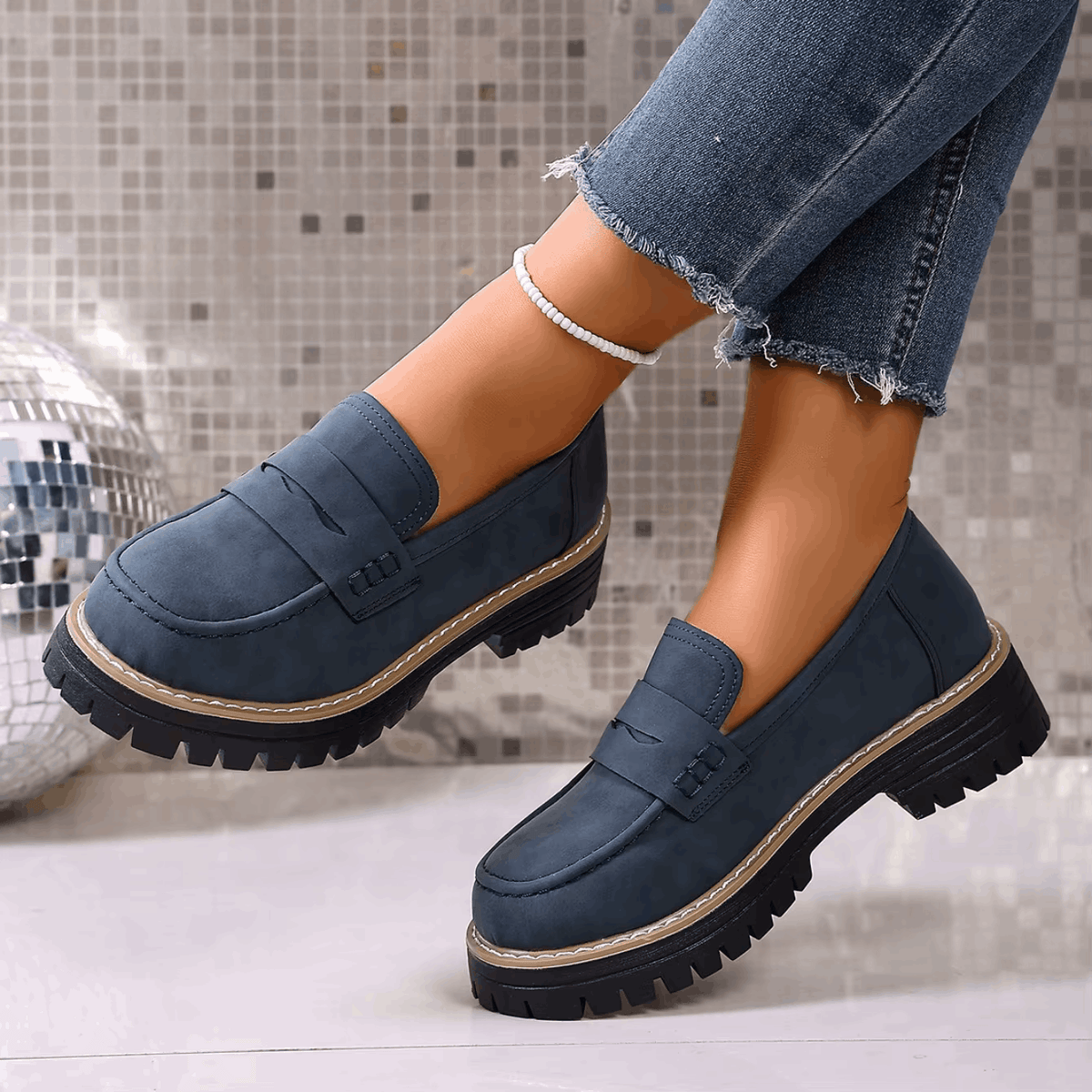 Beatriz | Mocasines de plataforma estilo clásico