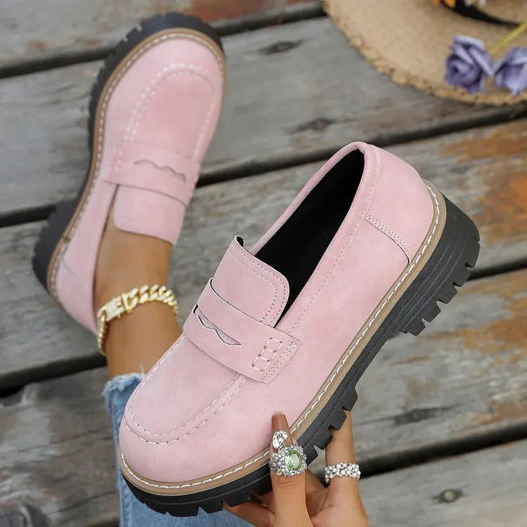 Beatriz | Mocasines de plataforma estilo clásico