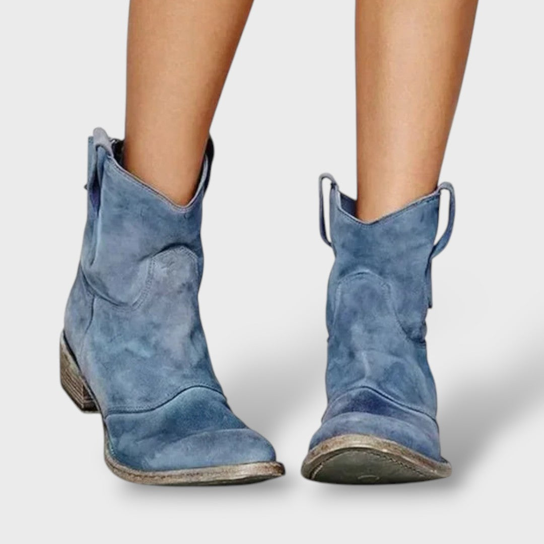 Botines cowboy vintage para mujer