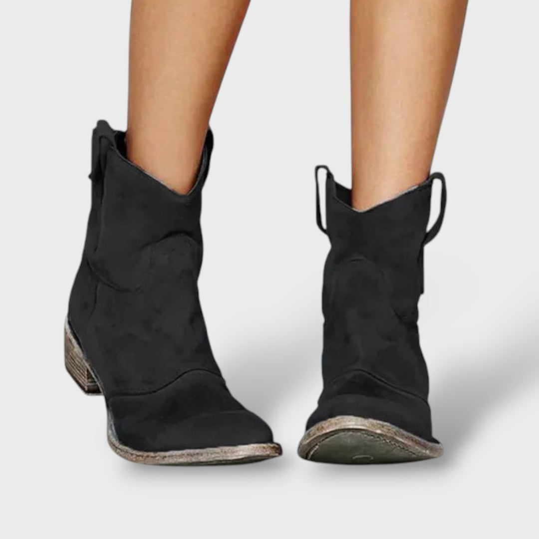Botines cowboy vintage para mujer