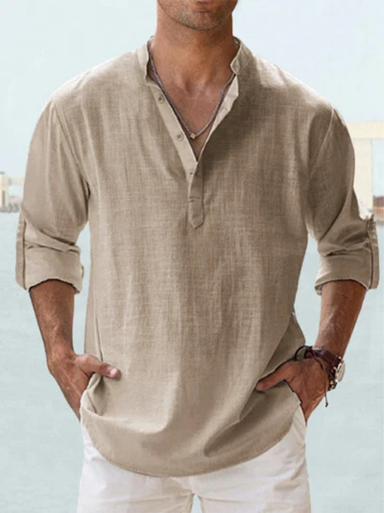 Nicola | Camisa de lino transpirable