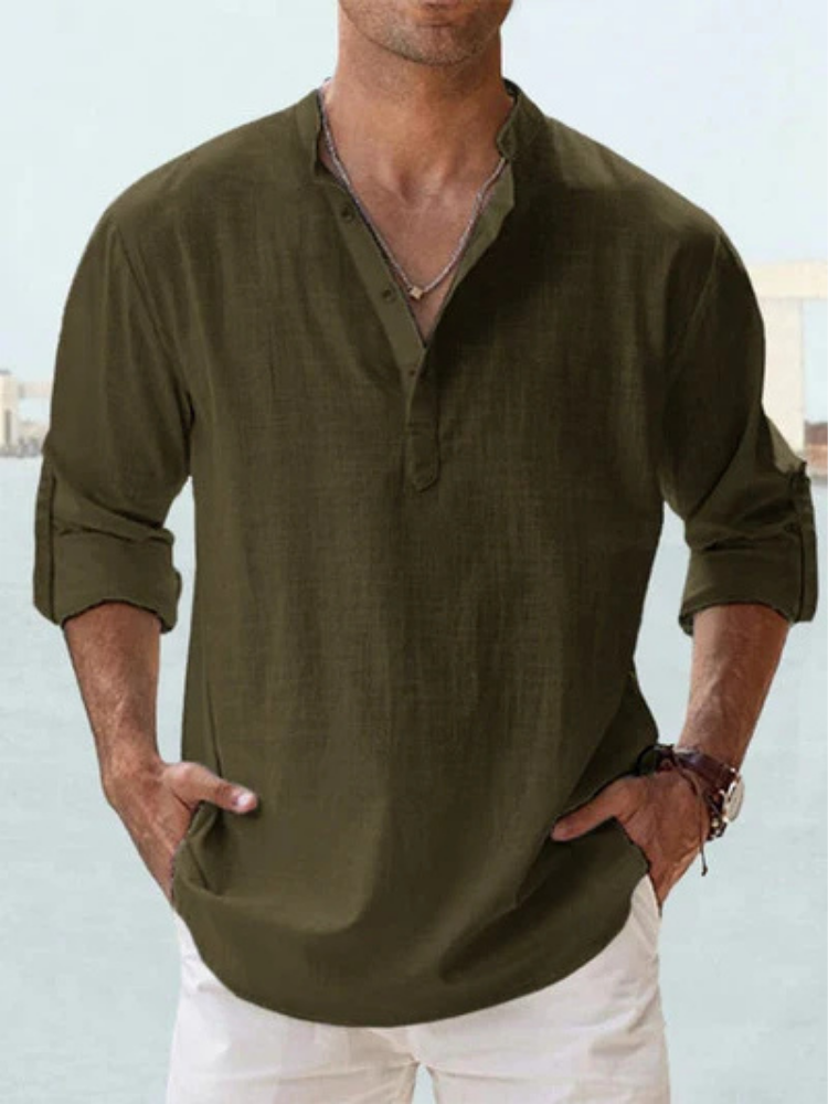 Nicola | Camisa de lino transpirable