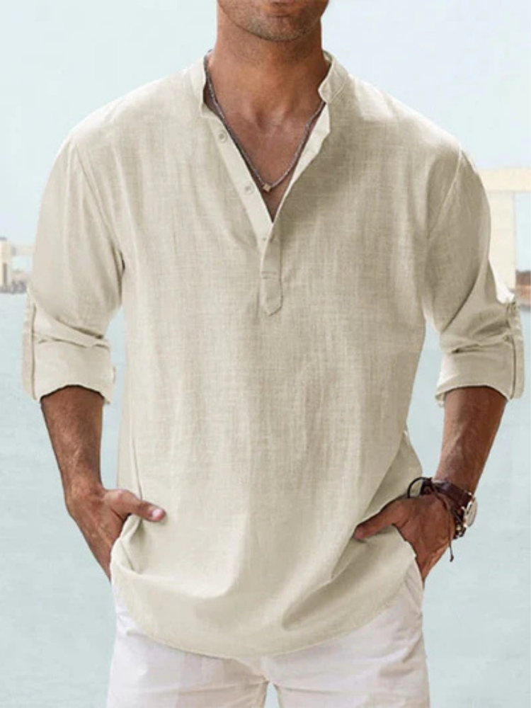 Nicola | Camisa de lino transpirable