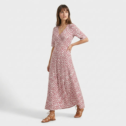 Colette | Vestido midi de lunares favorecedor