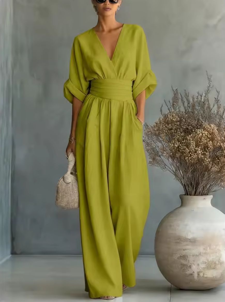 Risel | Mono elegante de pernera ancha