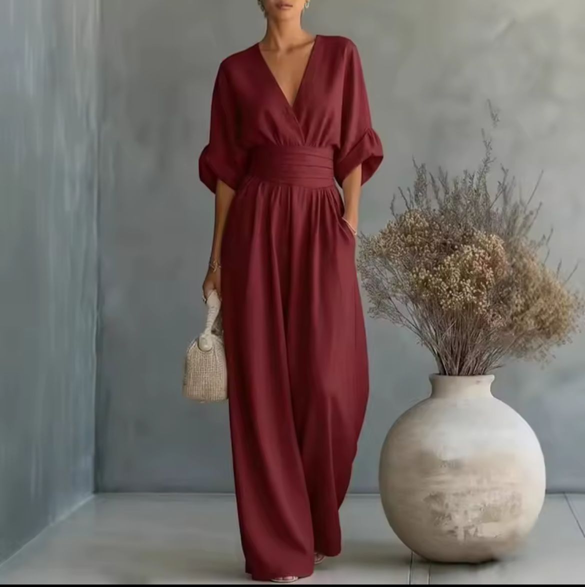 Risel | Mono elegante de pernera ancha