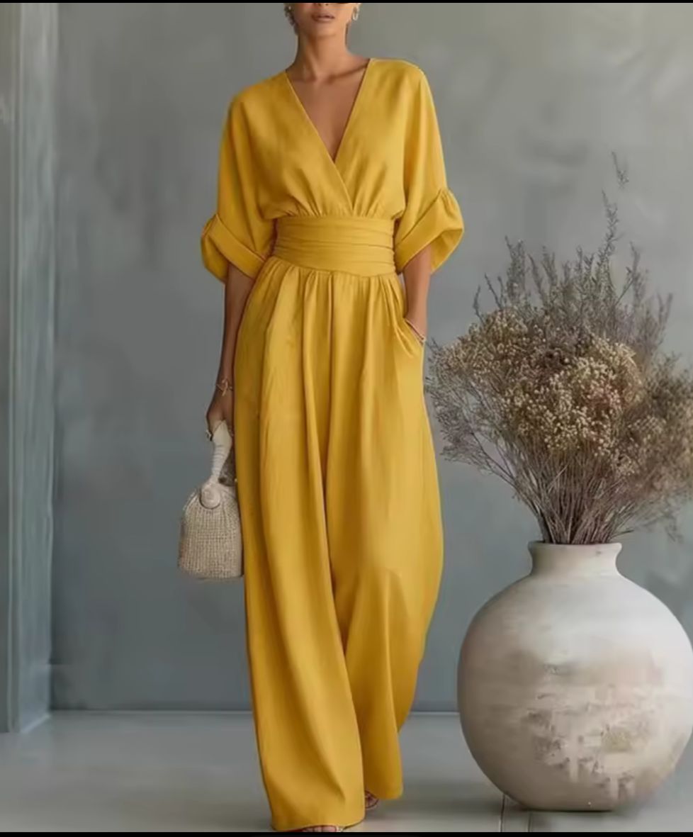 Risel | Mono elegante de pernera ancha