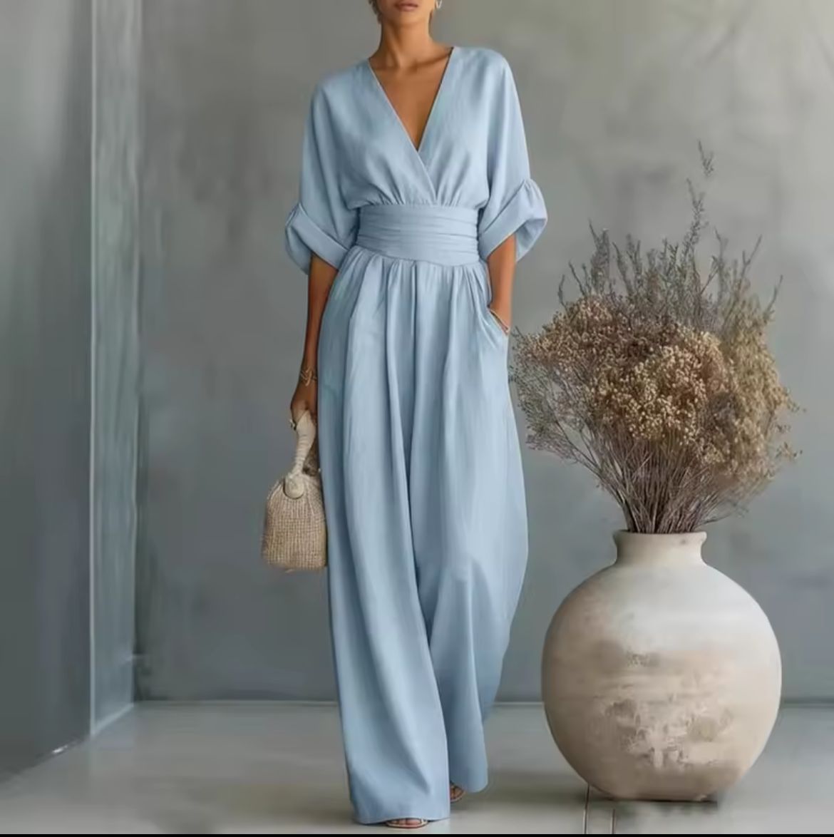 Risel | Mono elegante de pernera ancha