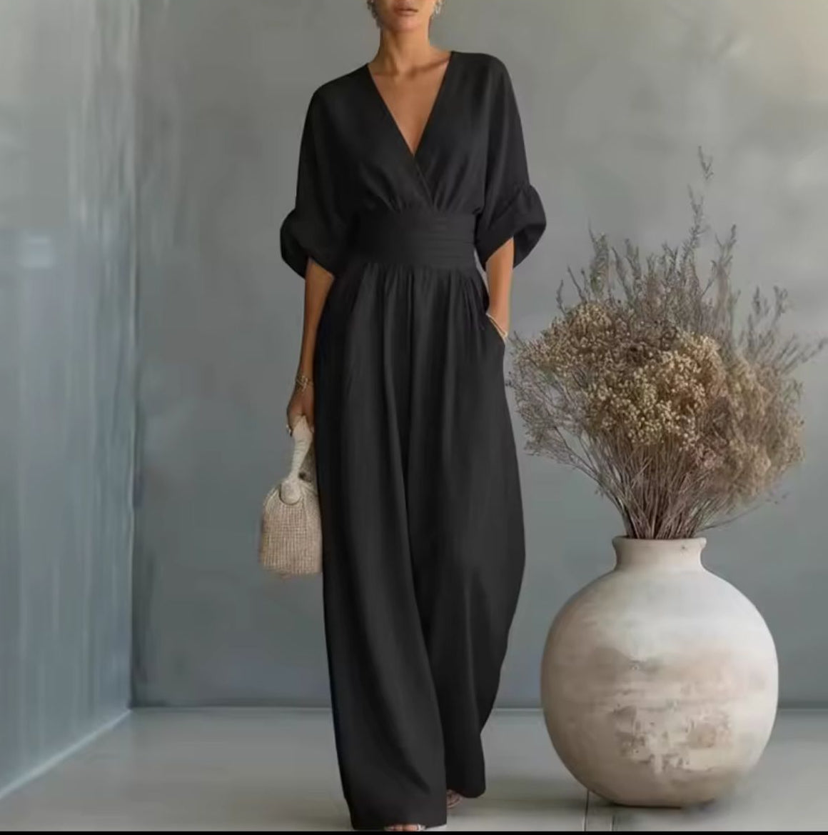 Risel | Mono elegante de pernera ancha