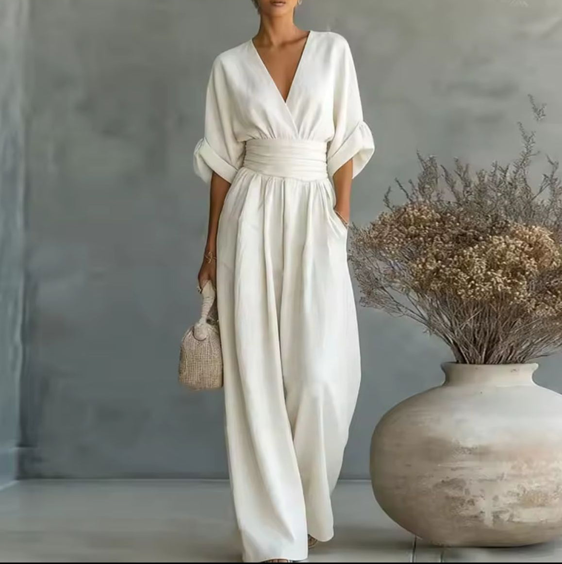 Risel | Mono elegante de pernera ancha