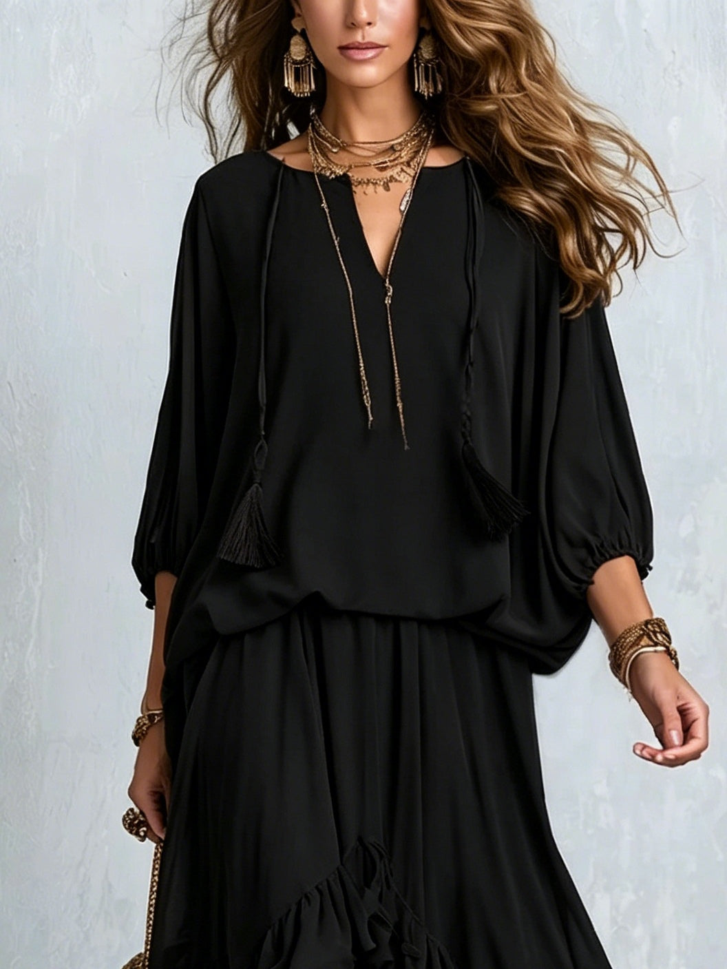 REAL | Conjunto coordinado con volantes