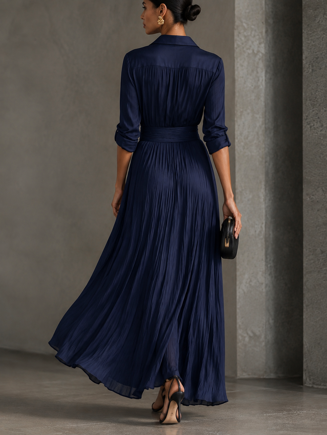 REAL | Vestido camisero elegante exclusivo