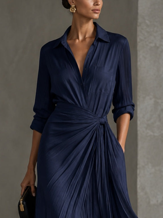 REAL | Vestido camisero elegante exclusivo
